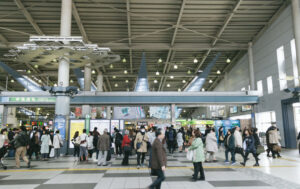 品川駅の構内図、JR京急と新幹線